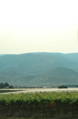 Judean hills towards Jerusalem from the Jordan Valley.