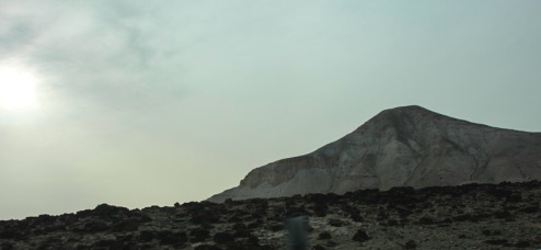 The ascent towards Jerusalem, past Jericho.