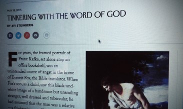 The New Yorker on Everett Fox and Bible Translation