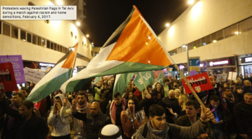 HaAretz: “Thousands of Jews and Arabs March Together Against Racism and House Demolitions”
