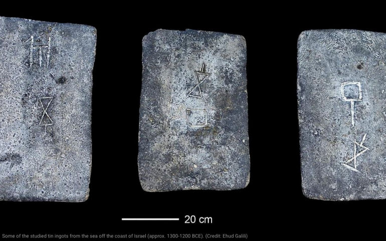 Tin from 13th-12th century BCE locations on the Eastern Mediterranean may have originated in England